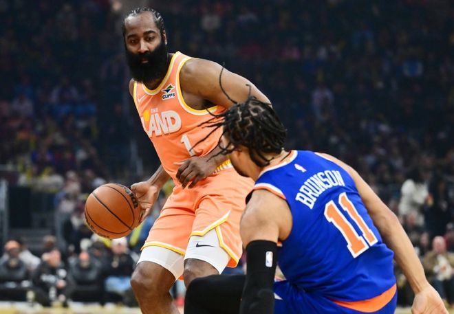 哈登交易骑士后表现低迷 骑士季后赛前景堪忧